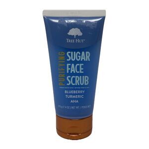 Tree Hut Purifying Blueberry & Turmeric AHA Sugar Face Scrub 7.4 oz